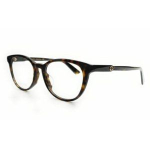 Gucci Women's Havana Square Eyeglasses!